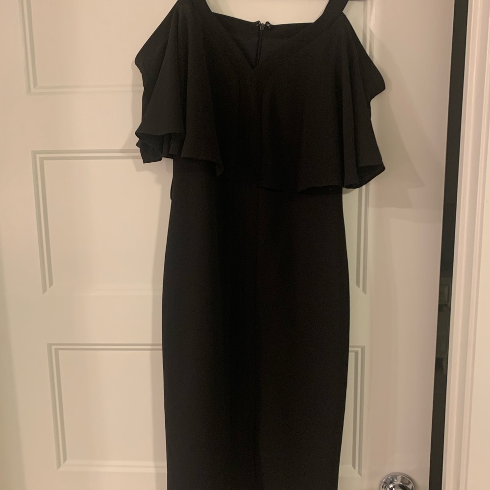 Maggy London Black knee length dress size 6